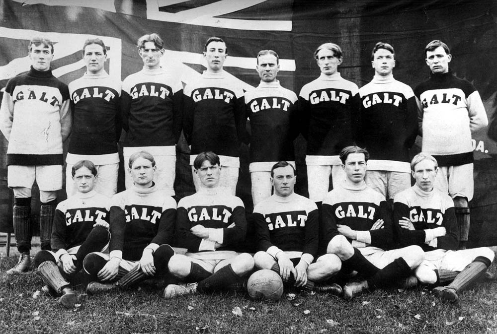 Galt Football Club team photo 1904 Olympics gold winner